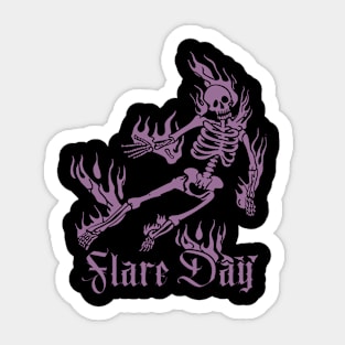 Flare Day Shirt, Chronic Pain shirt, Skeleton Multiple Sclerosis CRPS Ehlers Danlos Syndrome EDS Lupus MS Spoonie Sticker